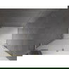 Mexen Velar L Schiebetür Dusch 90 cm, gefrostet, gold - 871-090-003-31-50