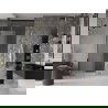 Mexen Velar L Schiebetür Dusche 100 cm, Mattglas, Gold - 871-100-003-31-50