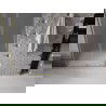 Mexen Velar L schuifdouchedeur 90 cm, matglas, geborsteld goud - 871-090-003-31-55