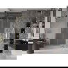 Mexen Velar L schuifdouchedeur 90 cm, matglas, geborsteld goud - 871-090-003-31-55