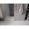 Mexen Velar L duššiseinast uksed, lükandavad 110 cm, härmatis, kuldne harjatud - 871-110-003-31-55
