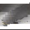 Mexen Velar L schuifdouchedeur 90 cm, matglas, geborsteld goud - 871-090-003-31-55