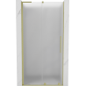 Mexen Velar L Sliding Shower Door 110 cm, Frosted, Brushed Gold - 871-110-003-31-55