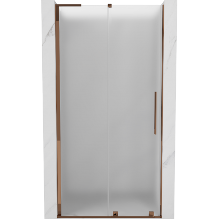 Mexen Velar L Schiebetür 110 cm, satiniert, Roségold - 871-110-003-31-60