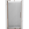 Mexen Velar L sliding shower door 120 cm, frosted, pink gold - 871-120-003-31-60