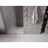 Mexen Velar L drzwi prysznicowe rozsuwane 100 cm, szron, miedź szczotkowana - 871-100-003-31-65