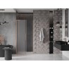 Mexen Velar L dušiseina lükanduks 100 cm, frost, harjatud vask - 871-100-003-31-65