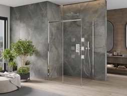 Mexen Omega kabina prysznicowa rozsuwana 120 x 80 cm, transparent, chrom - 825-120-080-01-00