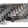 Mexen Velar L schuifdouchedeur 90 cm, matglas, geborsteld kanongrijs - 871-090-003-31-66