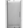 Mexen Velar L sliding shower door 100 cm, frosted, brushed gun gray - 871-100-003-31-66