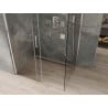 Mexen Omega schuifbare douchecabine 120 x 90 cm, transparant, chroom - 825-120-090-01-00