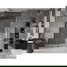 Mexen Velar L schuifdouchedeur 90 cm, matglas, zwart - 871-090-003-31-70