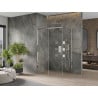 Mexen Omega schuifbare douchecabine 120 x 90 cm, transparant, chroom - 825-120-090-01-00