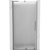 Mexen Velar L drzwi prysznicowe rozsuwane 90 cm, szron, gun metal - 871-090-003-31-95