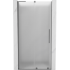 Mexen Velar L schuifdouchedeur 120 cm, ijsglas, gunmetal - 871-120-003-31-95