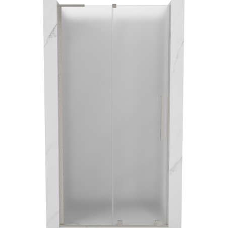 Mexen Velar L porte de douche coulissante 110 cm, givre, nickel brossé - 871-110-003-31-97