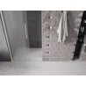 Mexen Velar L drzwi prysznicowe rozsuwane 120 cm, szron, nikiel szczotkowany - 871-120-003-31-97