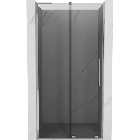 Mexen Velar L porta doccia scorrevole 100 cm, grafite, cromo - 871-100-003-41-01