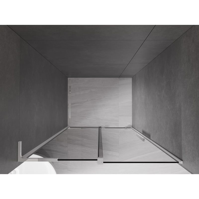 Mexen Velar L liuguksed, 90 cm, grafiit, kroom - 871-090-003-41-01