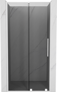 Mexen Velar L porta doccia scorrevole 90 cm, grafite, bianco - 871-090-003-41-20