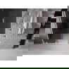Mexen Velar L Duschschiebetür 110 cm, graphit, weiß - 871-110-003-41-20
