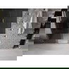 Mexen Velar L Schiebetür Duschabtrennung 100 cm, Graphit, Gold - 871-100-003-41-50