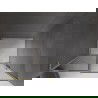 Mexen Velar L Schiebeduschtür 90 cm, grafit, gold - 871-090-003-41-50