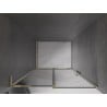 Mexen Velar L drzwi prysznicowe rozsuwane 120 cm, grafit, złote - 871-120-003-41-50