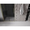 Mexen Velar L dušiuksed lükandavad 120 cm, grafiit, kuldne harjatud - 871-120-003-41-55