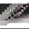 Mexen Velar L Schiebetür-Duschwand 100 cm, Graphit, gebürstetes Gold - 871-100-003-41-55