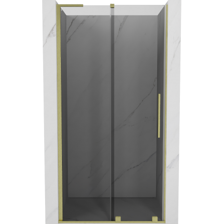 Mexen Velar L porte de douche coulissante 90 cm, graphite, doré brossé - 871-090-003-41-55
