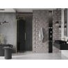 Mexen Velar L drzwi prysznicowe rozsuwane 90 cm, grafit, złote szczotkowane - 871-090-003-41-55