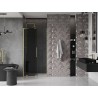 Mexen Velar L lükandustega duššuks 100 cm, graniit, kuldharjatud - 871-100-003-41-55