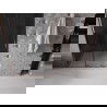 Mexen Velar L Schiebetür-Duschabtrennung 100 cm, Graphit, Roségold - 871-100-003-41-60