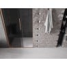 Mexen Velar L drzwi prysznicowe rozsuwane 110 cm, grafit, miedź szczotkowana - 871-110-003-41-65