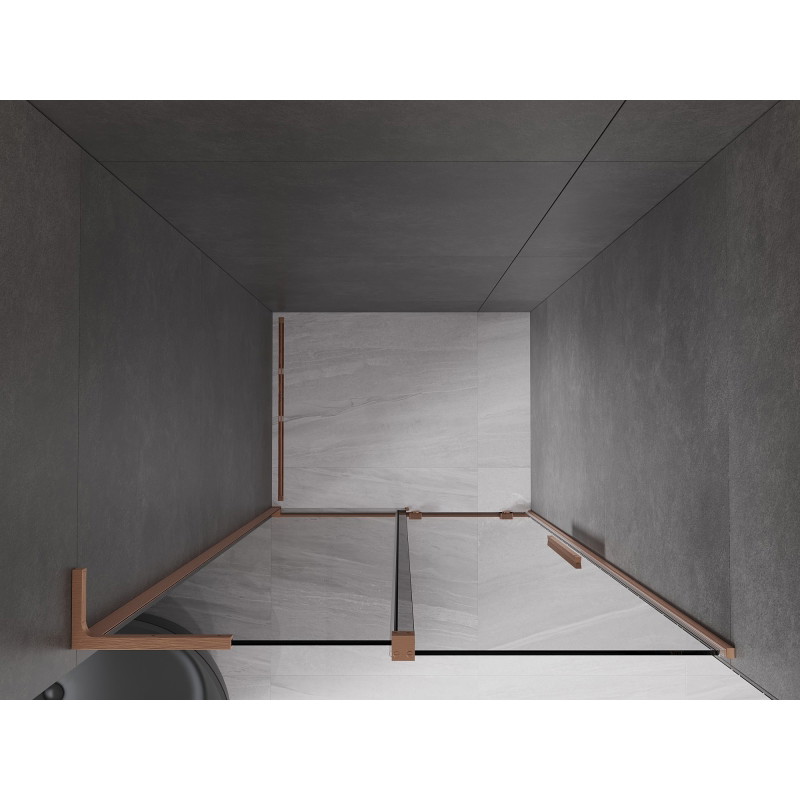 Mexen Velar L lükanduksed 120 cm, grafiit, harjatud vask - 871-120-003-41-65