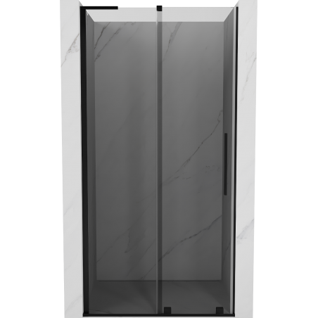 Mexen Velar L sliding shower door 110 cm, graphite, black - 871-110-003-41-70