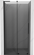 Mexen Velar L dušiuksed, lükandavad 120 cm, grafiit, must - 871-120-003-41-70