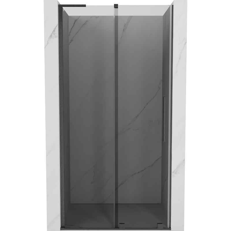 Mexen Velar L porte de douche coulissante 90 cm, graphite, gris pistolet brossé - 871-090-003-41-66