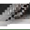 Mexen Velar L Schiebetür für Duschkabine 100 cm, graphit, gebürstetes Gun Gray - 871-100-003-41-66