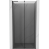 Mexen Velar L drzwi prysznicowe rozsuwane 120 cm, grafit, gun gray szczotkowany - 871-120-003-41-66