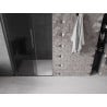 Mexen Velar L 120 cm Sliding Shower Doors, Graphite, Brushed Gun Gray - 871-120-003-41-66