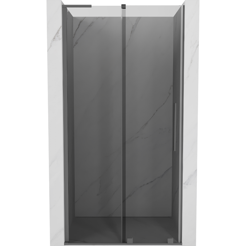 Mexen Velar L Schiebetür 90 cm, Graphit, Gun Metal - 871-090-003-41-95