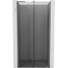 Mexen Velar L 90 cm Sliding Shower Door, Graphite, Gun Metal - 871-090-003-41-95