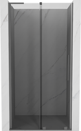 Mexen Velar L skjutbara duschdörrar 100 cm, grafit, gun metal - 871-100-003-41-95