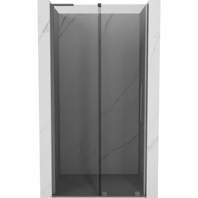 Mexen Velar L dušiuksed, 110 cm, suits, relvismetall - 871-110-003-41-95