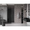 Mexen Velar L 120 cm Sliding Shower Door, Graphite, Gun Metal - 871-120-003-41-95