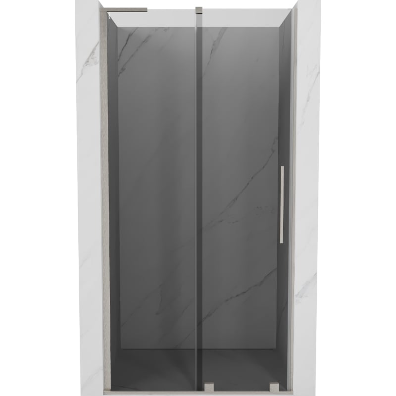 Mexen Velar L klizna vrata za tuširanje klizna 100 cm, grafit, brušeni nikal - 871-100-003-41-97