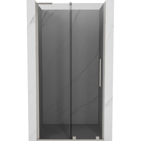 Mexen Velar L drzwi prysznicowe rozsuwane 100 cm, grafit, nikiel szczotkowany - 871-100-003-41-97