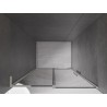 Mexen Velar L drzwi prysznicowe rozsuwane 90 cm, grafit, nikiel szczotkowany - 871-090-003-41-97